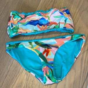 Maaji reversible bandeau style bikini like new size small